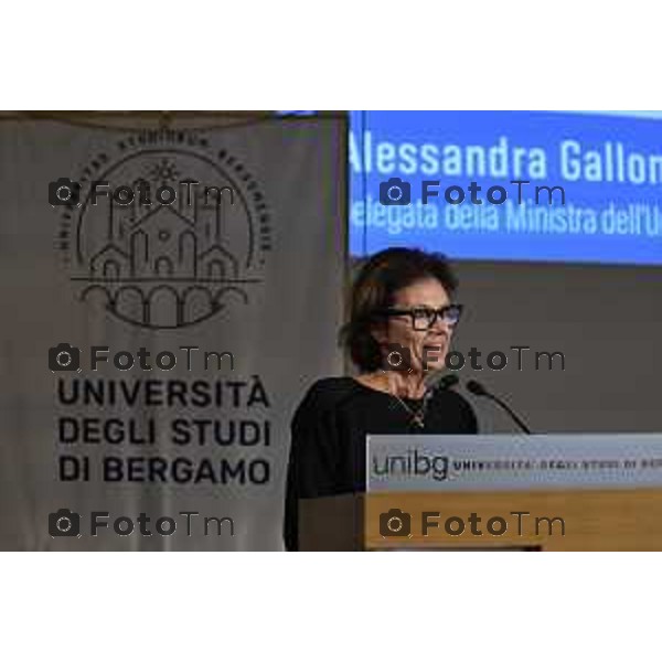 Tiziano Manzoni/LaPresse 26-11- 2025 Italia Cronaca BergamoBergamo UniBg Anno Accademico 2025-26 sotto il segno di rivoluzione digitale e intelligenza artificialeSergio Cavalieri, Rettore prof. Oliver Riedel dell’Università di Stoccarda