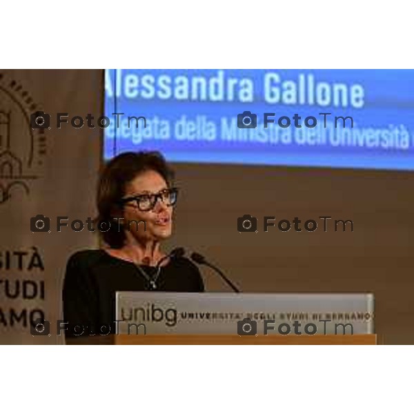 Tiziano Manzoni/LaPresse 26-11- 2025 Italia Cronaca BergamoBergamo UniBg Anno Accademico 2025-26 sotto il segno di rivoluzione digitale e intelligenza artificialeSergio Cavalieri, Rettore prof. Oliver Riedel dell’Università di Stoccarda