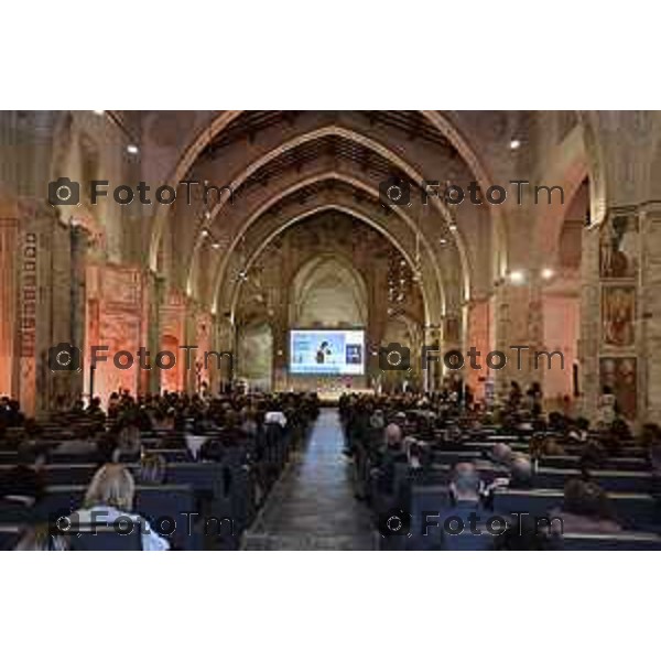 Tiziano Manzoni/LaPresse 26-11- 2025 Italia Cronaca BergamoBergamo UniBg Anno Accademico 2025-26 sotto il segno di rivoluzione digitale e intelligenza artificialeSergio Cavalieri, Rettore prof. Oliver Riedel dell’Università di Stoccarda