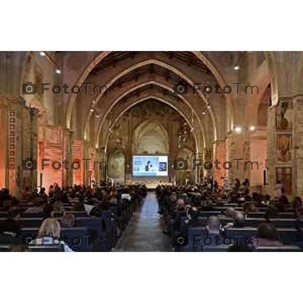 Tiziano Manzoni/LaPresse 26-11- 2025 Italia Cronaca BergamoBergamo UniBg Anno Accademico 2025-26 sotto il segno di rivoluzione digitale e intelligenza artificialeSergio Cavalieri, Rettore prof. Oliver Riedel dell’Università di Stoccarda