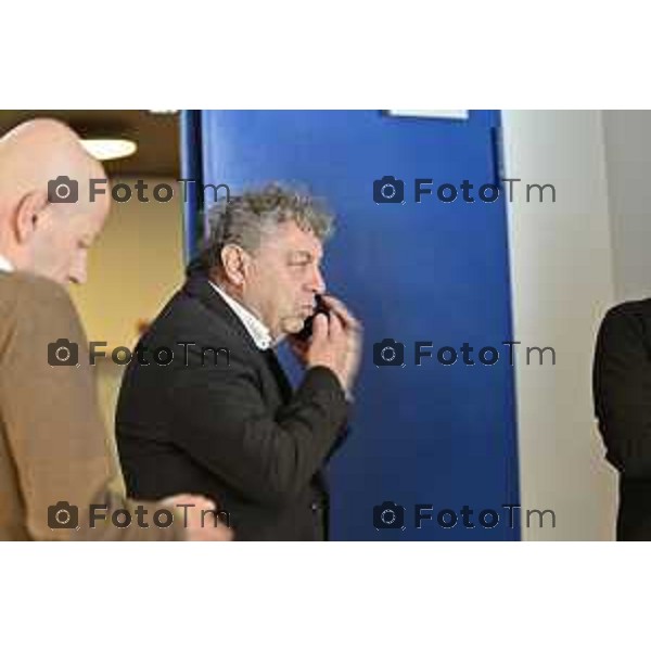 Tiziano Manzoni/LaPresse 26-11- 2025 Italia Cronaca Bergamo Bergamo uditorium Fausto Begnis Fondazione Carisma Attilio Fontana Miro Radici - Presidente Fondazione Carisma