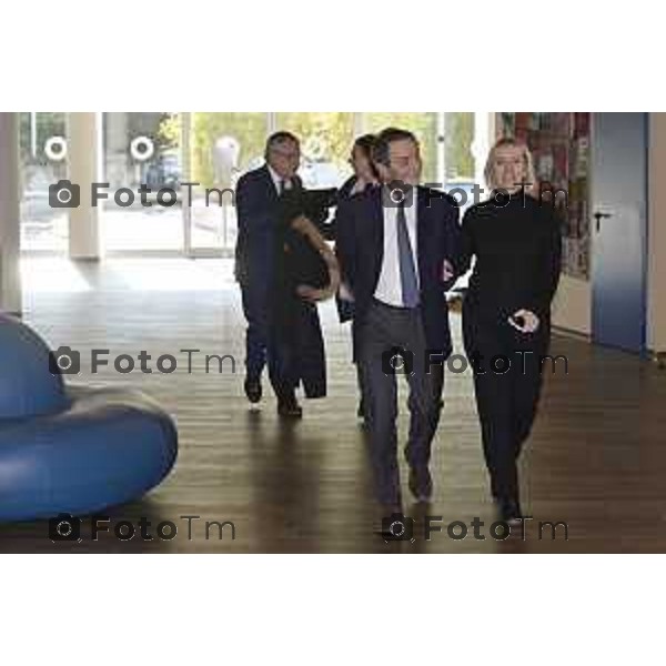 Tiziano Manzoni/LaPresse 26-11- 2025 Italia Cronaca Bergamo Bergamo uditorium Fausto Begnis Fondazione Carisma Attilio Fontana Miro Radici - Presidente Fondazione Carisma