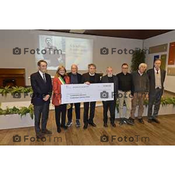 Tiziano Manzoni/LaPresse 26-11- 2025 Italia Cronaca Bergamo Bergamo uditorium Fausto Begnis Fondazione Carisma Attilio Fontana Miro Radici - Presidente Fondazione Carisma