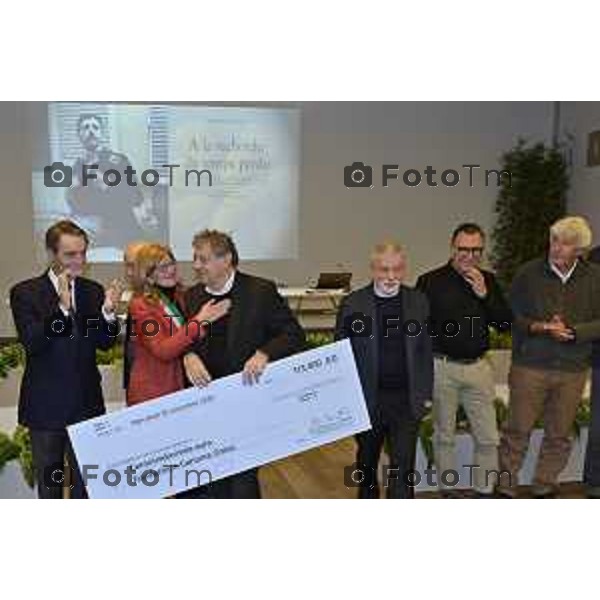 Tiziano Manzoni/LaPresse 26-11- 2025 Italia Cronaca Bergamo Bergamo uditorium Fausto Begnis Fondazione Carisma Attilio Fontana Miro Radici - Presidente Fondazione Carisma