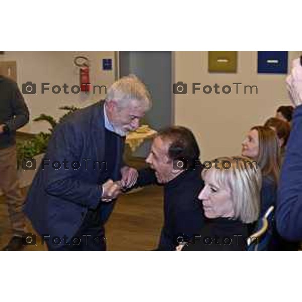 Tiziano Manzoni/LaPresse 26-11- 2025 Italia Cronaca Bergamo Bergamo uditorium Fausto Begnis Fondazione Carisma Attilio Fontana Miro Radici - Presidente Fondazione Carisma