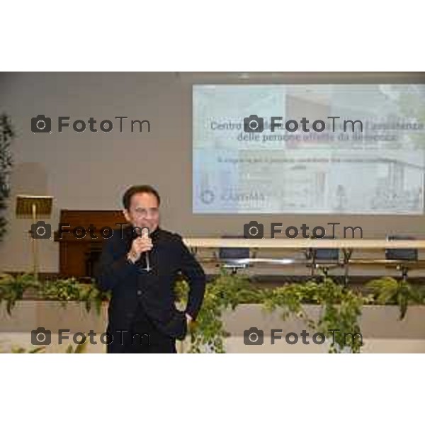 Tiziano Manzoni/LaPresse 26-11- 2025 Italia Cronaca Bergamo Bergamo uditorium Fausto Begnis Fondazione Carisma Attilio Fontana Miro Radici - Presidente Fondazione Carisma