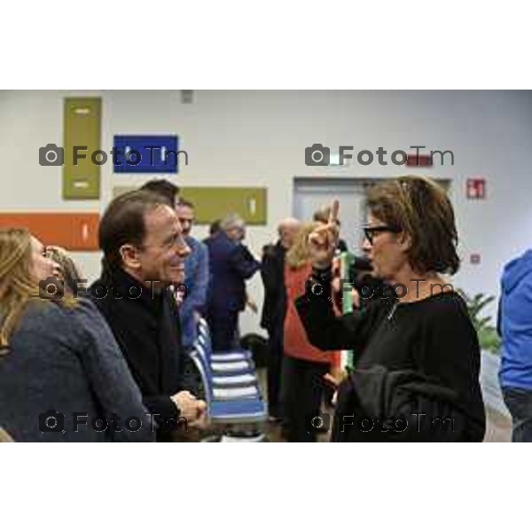 Tiziano Manzoni/LaPresse 26-11- 2025 Italia Cronaca Bergamo Bergamo uditorium Fausto Begnis Fondazione Carisma Attilio Fontana Miro Radici - Presidente Fondazione Carisma