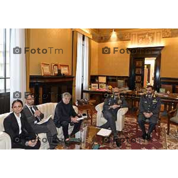 Tiziano Manzoni/LaPresse 2-12- 2025 Italia Cronaca Bergamo Bergamo PRESENTAZIONE “Un Calcio al Tumore” Accademia della Guardia di finanza,