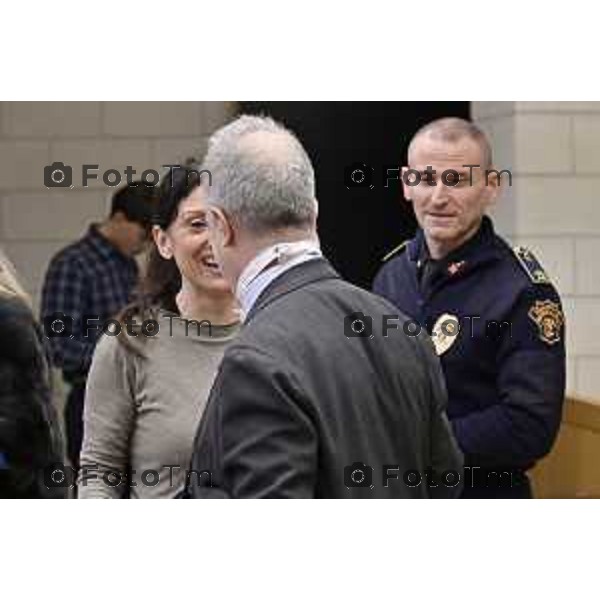 Tiziano Manoni/LaPresse 05-12- 2025 Italia Cronaca Bergamo Nomina ufficiale in corte d\'assise a Bergamo del nuovo presidente del Tribunale di Bergamo Vito di Vita con il procutaore Romanellii