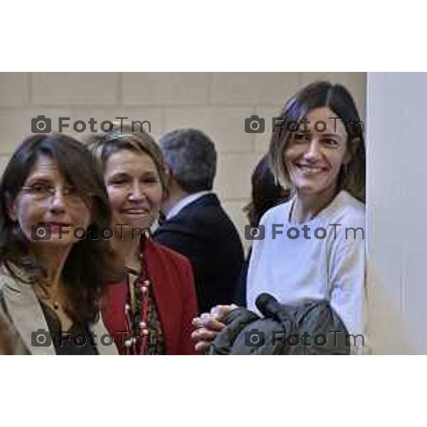 Tiziano Manoni/LaPresse 05-12- 2025 Italia Cronaca Bergamo Nomina ufficiale in corte d\'assise a Bergamo del nuovo presidente del Tribunale di Bergamo Pm Silvia Marchina, accanto alla pm Carmen Santoro