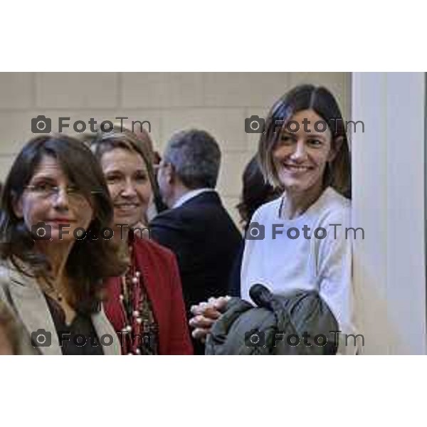 Tiziano Manoni/LaPresse 05-12- 2025 Italia Cronaca Bergamo Nomina ufficiale in corte d\'assise a Bergamo del nuovo presidente del Tribunale di Bergamo Pm Silvia Marchina, accanto alla pm Carmen Santoro