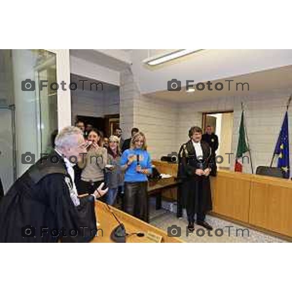 Tiziano Manoni/LaPresse 05-12- 2025 Italia Cronaca Bergamo Nomina ufficiale in corte d\'assise a Bergamo del nuovo presidente del Tribunale di Bergamo Vito di Vita con il procutaore Romanellii