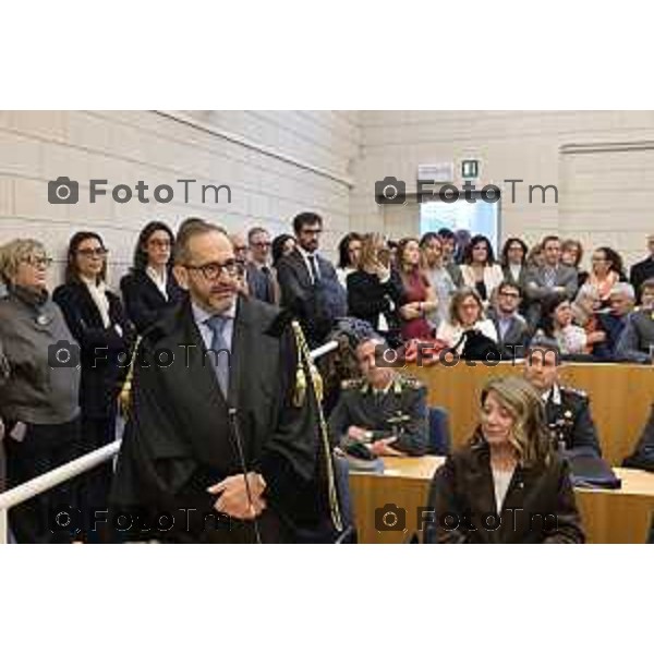 Tiziano Manoni/LaPresse 05-12- 2025 Italia Cronaca Bergamo Ordine avvocati di Bergamo, Giulio Marchesi presidente