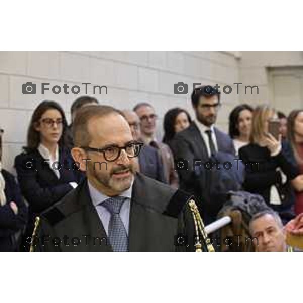 Tiziano Manoni/LaPresse 05-12- 2025 Italia Cronaca Bergamo Ordine avvocati di Bergamo, Giulio Marchesi presidente