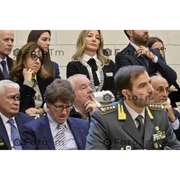 Tiziano Manoni/LaPresse 05-12- 2025 Italia Cronaca Bergamo Nomina ufficiale in corte d\'assise a Bergamo del nuovo presidente del Tribunale di Bergamo Vito di Vita con il procutaore Romanellii