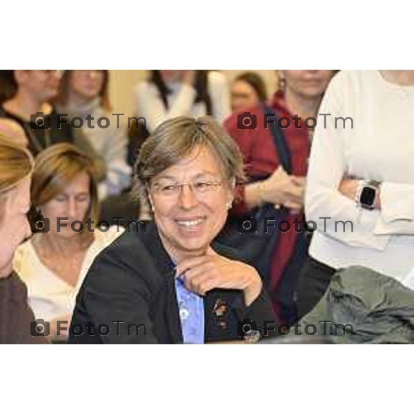 Tiziano Manoni/LaPresse 05-12- 2025 Italia Cronaca Bergamo Nomina ufficiale in corte d\'assise a Bergamo del nuovo presidente del Tribunale di Bergamo Laura D\'Urbino, presidente tribunale dei minori di brescia