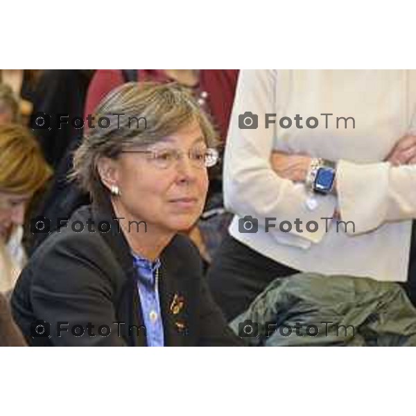 Tiziano Manoni/LaPresse 05-12- 2025 Italia Cronaca Bergamo Nomina ufficiale in corte d\'assise a Bergamo del nuovo presidente del Tribunale di Bergamo Laura D\'Urbino, presidente tribunale dei minori di brescia