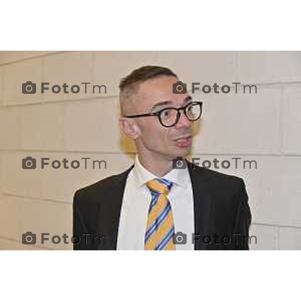 Tiziano Manoni/LaPresse 05-12- 2025 Italia Cronaca Bergamo Nomina ufficiale in corte d\'assise a Bergamo del nuovo presidente del Tribunale di Bergamo Fabrizio Gaverini