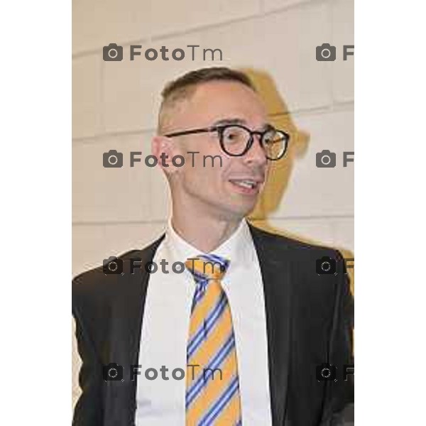 Tiziano Manoni/LaPresse 05-12- 2025 Italia Cronaca Bergamo Nomina ufficiale in corte d\'assise a Bergamo del nuovo presidente del Tribunale di Bergamo Fabrizio Gaverini