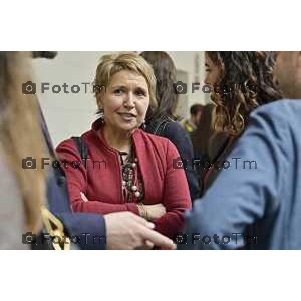 Tiziano Manoni/LaPresse 05-12- 2025 Italia Cronaca Bergamo Nomina ufficiale in corte d\'assise a Bergamo del nuovo presidente del Tribunale di Bergamo Carmen Santoro,