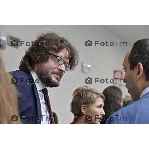 Tiziano Manoni/LaPresse 05-12- 2025 Italia Cronaca Bergamo Nomina ufficiale in corte d\'assise a Bergamo del nuovo presidente del Tribunale di Bergamo Marchisio