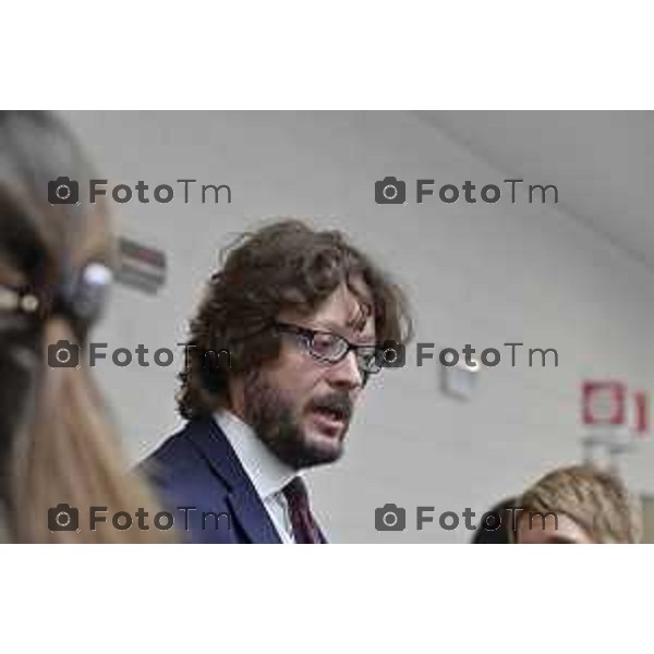 Tiziano Manoni/LaPresse 05-12- 2025 Italia Cronaca Bergamo Nomina ufficiale in corte d\'assise a Bergamo del nuovo presidente del Tribunale di Bergamo Marchisio
