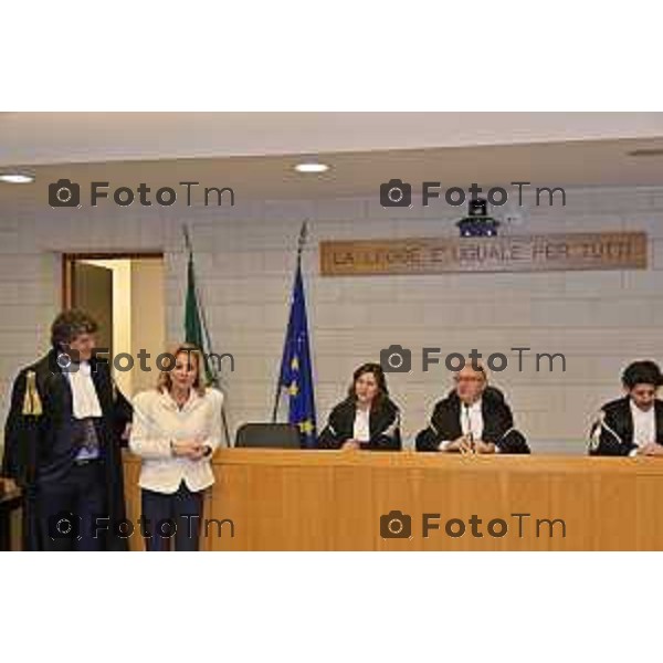 Tiziano Manoni/LaPresse 05-12- 2025 Italia Cronaca Bergamo Nomina ufficiale in corte d\'assise a Bergamo del nuovo presidente del Tribunale di Bergamo Vito di Vita con il procutaore Romanellii Corte d’appello di Brescia: Giovanna Di Rosa è la nuova presidente