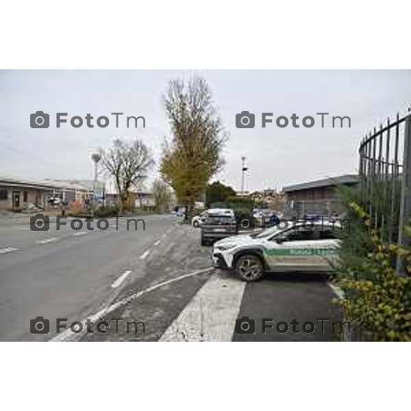 Tiziano Manzoni/LaPresse 4-12-2025 Bergamo, Italia Cronaca TreviglioTreviglio Controlli strade Polizia Locale e sede