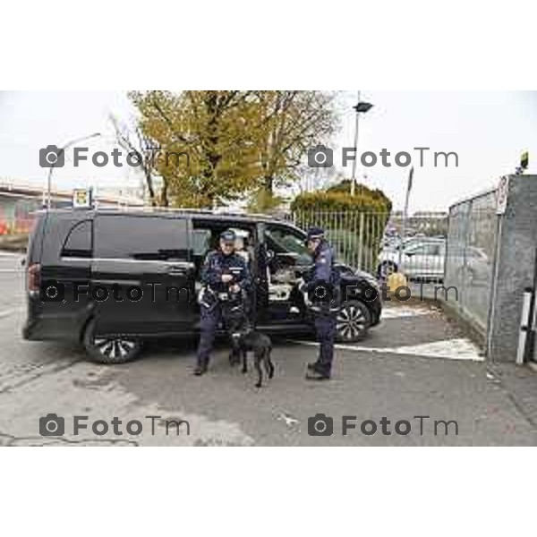 Tiziano Manzoni/LaPresse 4-12-2025 Bergamo, Italia Cronaca TreviglioTreviglio Controlli strade Polizia Locale e sede