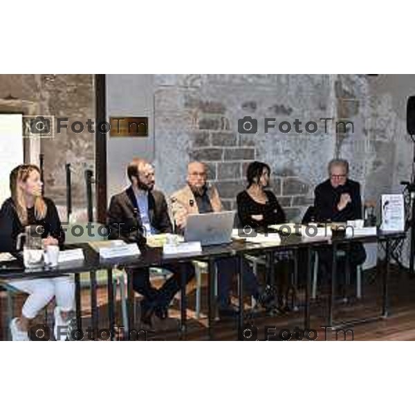 Tiziano Manzoni/LaPresse 5-12- 2025 Italia Cronaca Bergamo Bergamo ex monastero di Astino conferenza progetto "Riscaldiamo l\'inverno" con l\'intervento di Nando Pagnoncelli