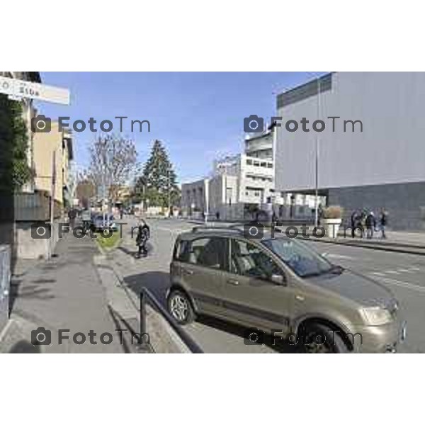 Tiziano Manzoni/LaPresse060-12- 2025 Italia Cronaca Bergamo Via San Bernardino Ponte ferrovia esselunga