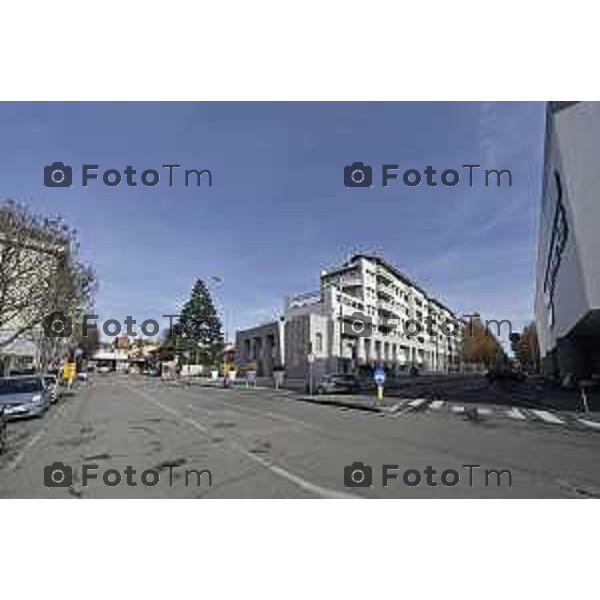 Tiziano Manzoni/LaPresse060-12- 2025 Italia Cronaca Bergamo Via San Bernardino Ponte ferrovia esselunga