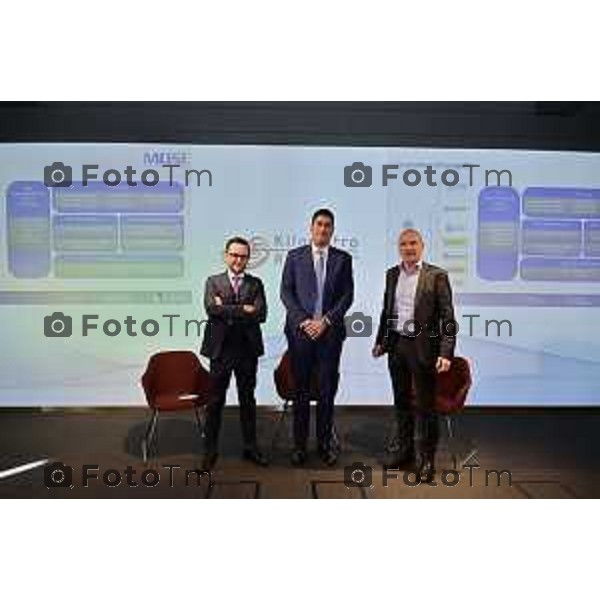 9-12- 2025 Italia Cronaca Bergamo Kilometro Rosso evento Spoke 5 di MOST – Centro Nazionale per la Mobilità Sostenibile, leggera. Guido Perricone, Project Financing & Institunional Relations Menager, Bremb Ottavio Santoro, Senior Project Manager, Poste Italiane Stefano Porro, Future Mobility Manager, Pirelli