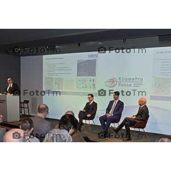 9-12- 2025 Italia Cronaca Bergamo Kilometro Rosso evento Spoke 5 di MOST – Centro Nazionale per la Mobilità Sostenibile, leggera. Guido Perricone, Project Financing & Institunional Relations Menager, Brembo Stefano Porro, Future Mobility Manager, Pirelli Ottavio Santoro, Senior Project Manager, Poste Italiane