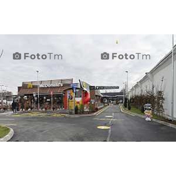 Tiziano Manzoni/LaPresse 10-12- 2025 Italia Cronaca Bergamo McDonald’s inaugurazione dell’800esimo ristorante in Italia, a Verdello Bergamo