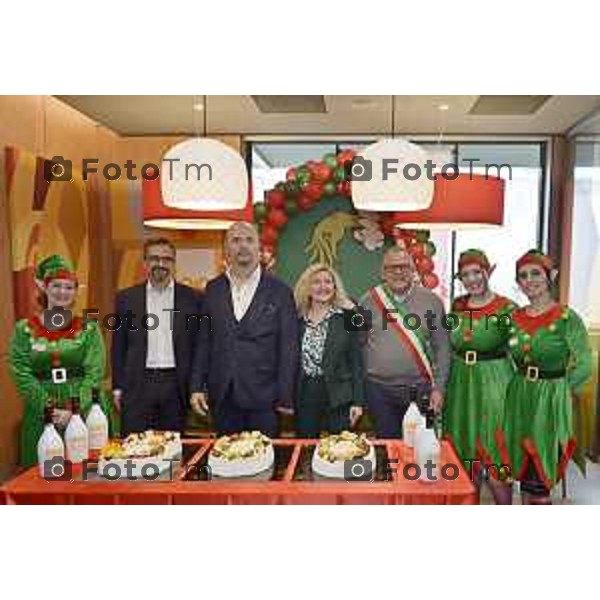 Tiziano Manzoni/LaPresse 10-12- 2025 Italia Cronaca Bergamo McDonald’s inaugurazione dell’800esimo ristorante in Italia, a Verdello Bergamo