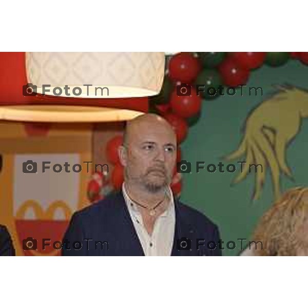 Tiziano Manzoni/LaPresse 10-12- 2025 Italia Cronaca Bergamo McDonald’s inaugurazione dell’800esimo ristorante in Italia, a Verdello Bergamo Giuseppe Leoni, Licenziatario McDonald’s Italia.