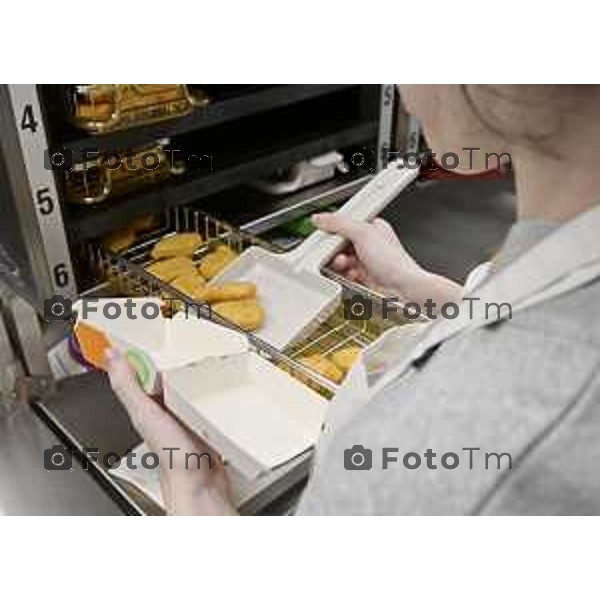 Tiziano Manzoni/LaPresse 10-12- 2025 Italia Cronaca Bergamo McDonald’s inaugurazione dell’800esimo ristorante in Italia, a Verdello Bergamo