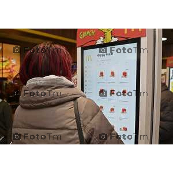 Tiziano Manzoni/LaPresse 10-12- 2025 Italia Cronaca Bergamo McDonald’s inaugurazione dell’800esimo ristorante in Italia, a Verdello Bergamo