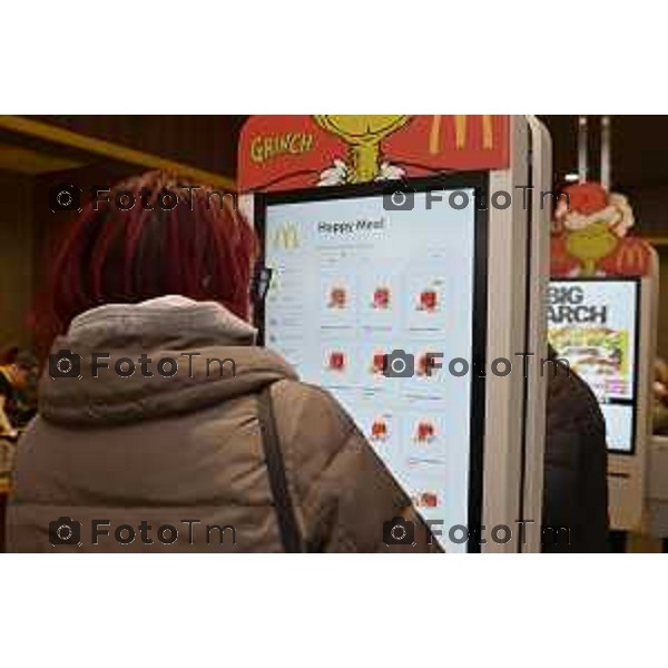 Tiziano Manzoni/LaPresse 10-12- 2025 Italia Cronaca Bergamo McDonald’s inaugurazione dell’800esimo ristorante in Italia, a Verdello Bergamo