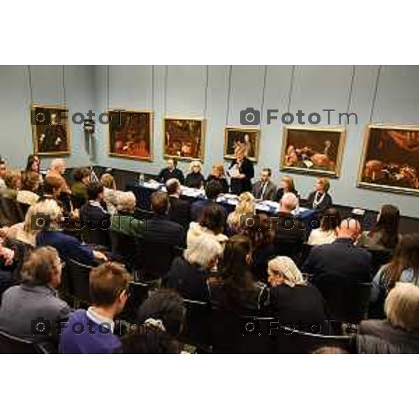 Tiziano Manzoni/LaPresse 11-12- 2025 Italia Cronaca Bergmo Cerimonia di presentazione del bilancio delle attività svolte e dei progetti futuri a favore del Centro per il Bambino e la Famiglia, della Neuropsichiatria Infantile e della Neurochirurgia Pediatrica della ASST Papa Giovanni XXIII di Bergamo