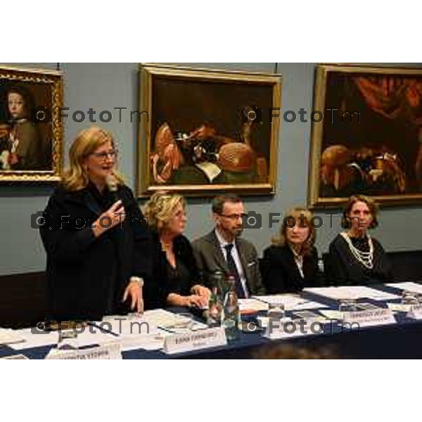 Tiziano Manzoni/LaPresse 11-12- 2025 Italia Cronaca Bergmo Cerimonia di presentazione del bilancio delle attività svolte e dei progetti futuri a favore del Centro per il Bambino e la Famiglia, della Neuropsichiatria Infantile e della Neurochirurgia Pediatrica della ASST Papa Giovanni XXIII di Bergamo