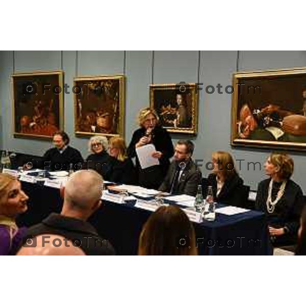 Tiziano Manzoni/LaPresse 11-12- 2025 Italia Cronaca Bergmo Cerimonia di presentazione del bilancio delle attività svolte e dei progetti futuri a favore del Centro per il Bambino e la Famiglia, della Neuropsichiatria Infantile e della Neurochirurgia Pediatrica della ASST Papa Giovanni XXIII di Bergamo