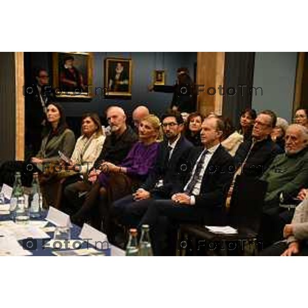 Tiziano Manzoni/LaPresse 11-12- 2025 Italia Cronaca Bergmo Cerimonia di presentazione del bilancio delle attività svolte e dei progetti futuri a favore del Centro per il Bambino e la Famiglia, della Neuropsichiatria Infantile e della Neurochirurgia Pediatrica della ASST Papa Giovanni XXIII di Bergamo