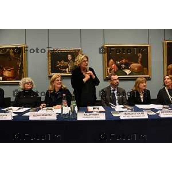 Tiziano Manzoni/LaPresse 11-12- 2025 Italia Cronaca Bergmo Cerimonia di presentazione del bilancio delle attività svolte e dei progetti futuri a favore del Centro per il Bambino e la Famiglia, della Neuropsichiatria Infantile e della Neurochirurgia Pediatrica della ASST Papa Giovanni XXIII di Bergamo