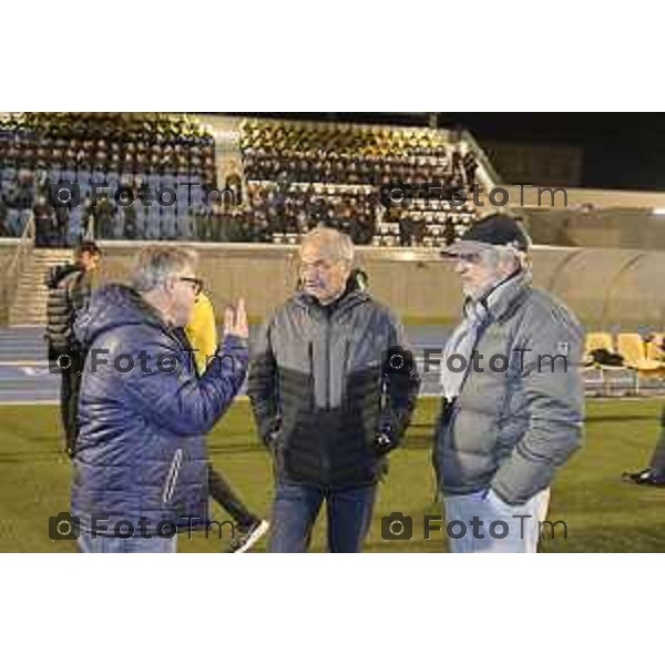 Tiziano Manzoni/LaPresse 15-12- 2025 Italia Cronaca Bergamo Accademia della Guardia di finanza - Evento benefico "Un Calcio al Tumore"Ospedale “Papa Giovanni XXIII” e l’Associazione “Accademia dello Sport per la Solidarietà” di Bergamo, nasce con l’obiettivo di sostenere concretamente la ricerca e l’innovazione tecnologica nella lotta contro i tumori. Lino Mutti