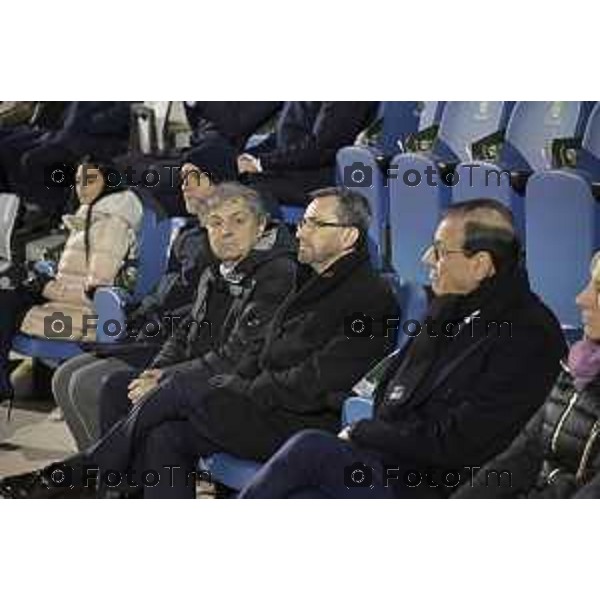 Tiziano Manzoni/LaPresse 15-12- 2025 Italia Cronaca Bergamo Accademia della Guardia di finanza - Evento benefico "Un Calcio al Tumore"Ospedale “Papa Giovanni XXIII” e l’Associazione “Accademia dello Sport per la Solidarietà” di Bergamo, nasce con l’obiettivo di sostenere concretamente la ricerca e l’innovazione tecnologica nella lotta contro i tumori.