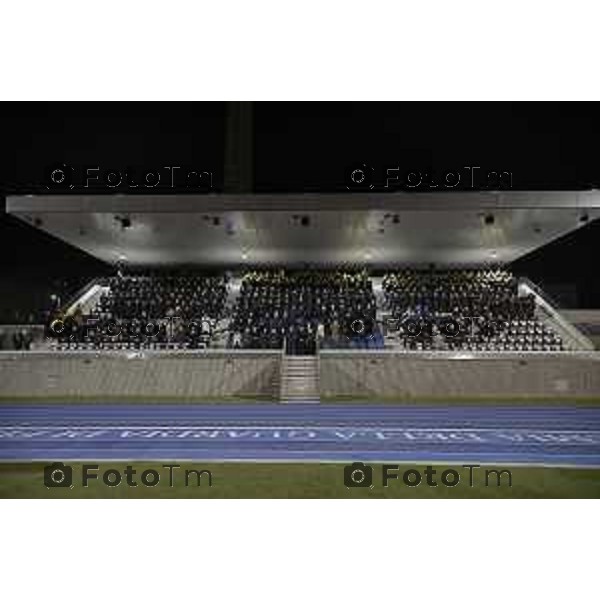 Tiziano Manzoni/LaPresse 15-12- 2025 Italia Cronaca Bergamo Accademia della Guardia di finanza - Evento benefico "Un Calcio al Tumore"Ospedale “Papa Giovanni XXIII” e l’Associazione “Accademia dello Sport per la Solidarietà” di Bergamo, nasce con l’obiettivo di sostenere concretamente la ricerca e l’innovazione tecnologica nella lotta contro i tumori.