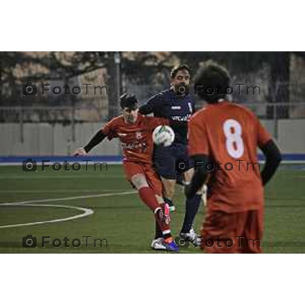 Tiziano Manzoni/LaPresse 15-12- 2025 Italia Cronaca Bergamo Accademia della Guardia di finanza - Evento benefico "Un Calcio al Tumore"Ospedale “Papa Giovanni XXIII” e l’Associazione “Accademia dello Sport per la Solidarietà” di Bergamo, nasce con l’obiettivo di sostenere concretamente la ricerca e l’innovazione tecnologica nella lotta contro i tumori.