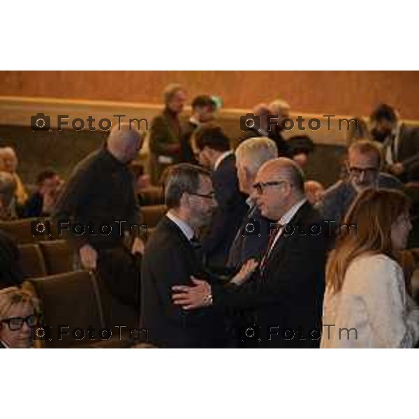 Tiziano Manzoni/LaPresse 16-12- 2025 Italia Cronaca BergamoBergamo benemerenze comune sindaco Carnevali 2025